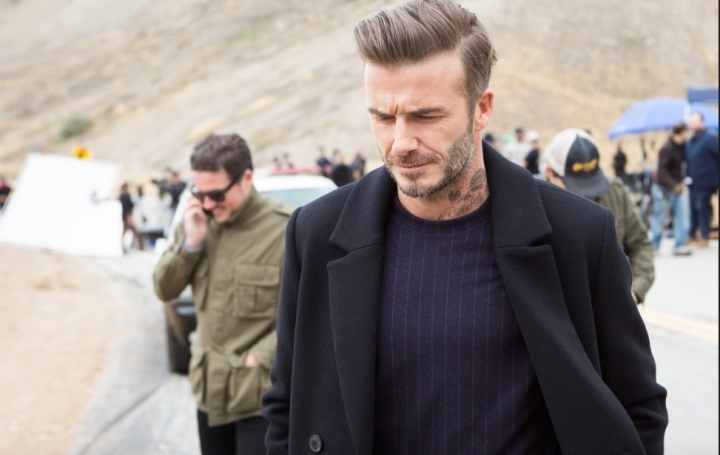 David Beckham ya está en París y se trae un bolso cargado de cremas